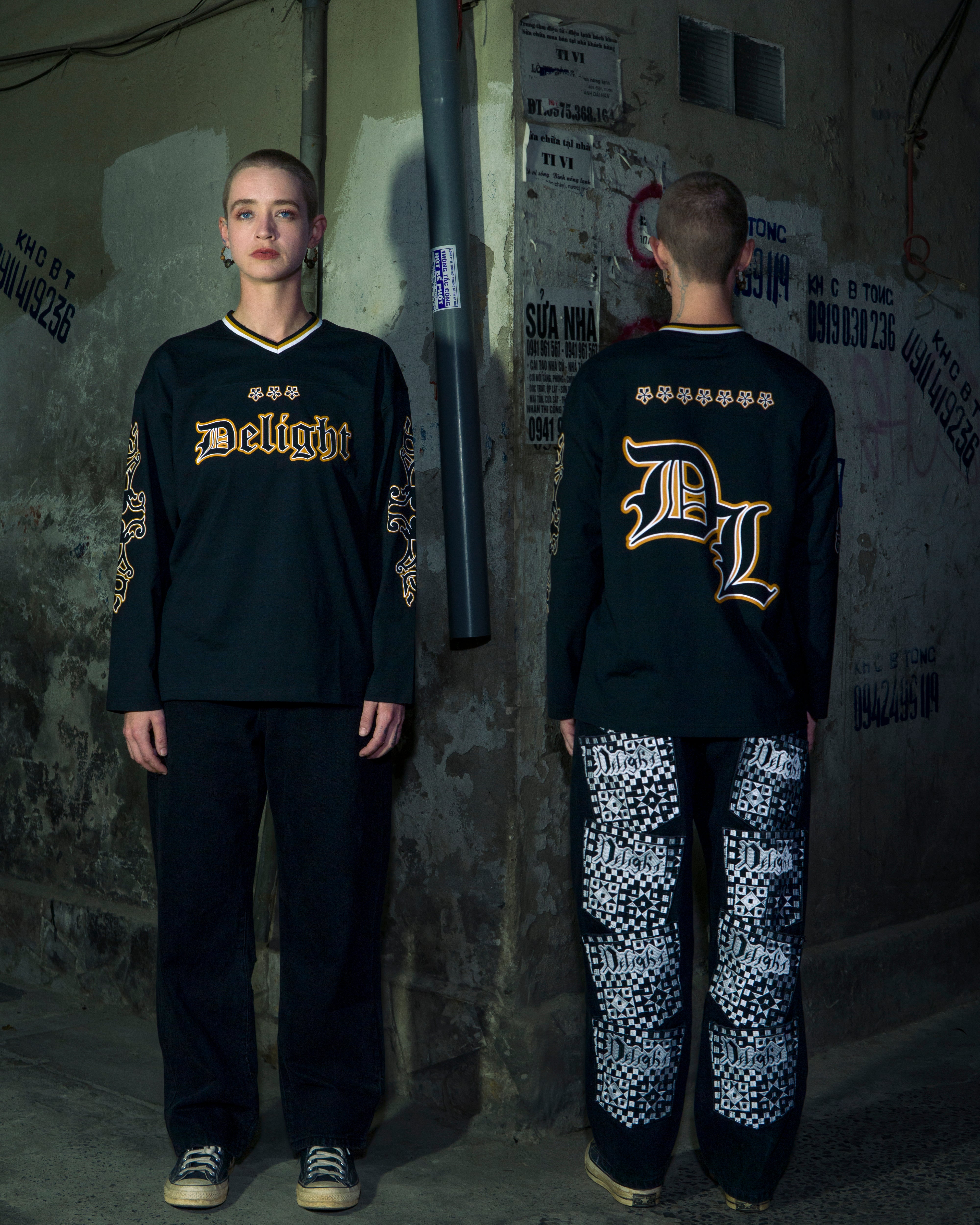 “Holy Cross” Black Jersey Long Sleeve