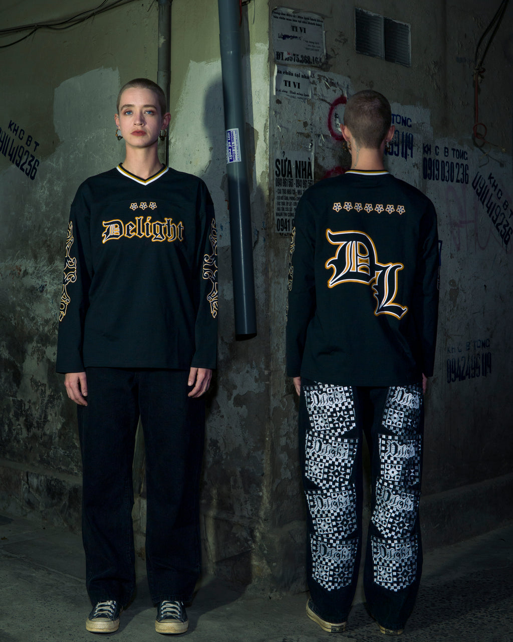 “Holy Cross” Black Jersey Long Sleeve