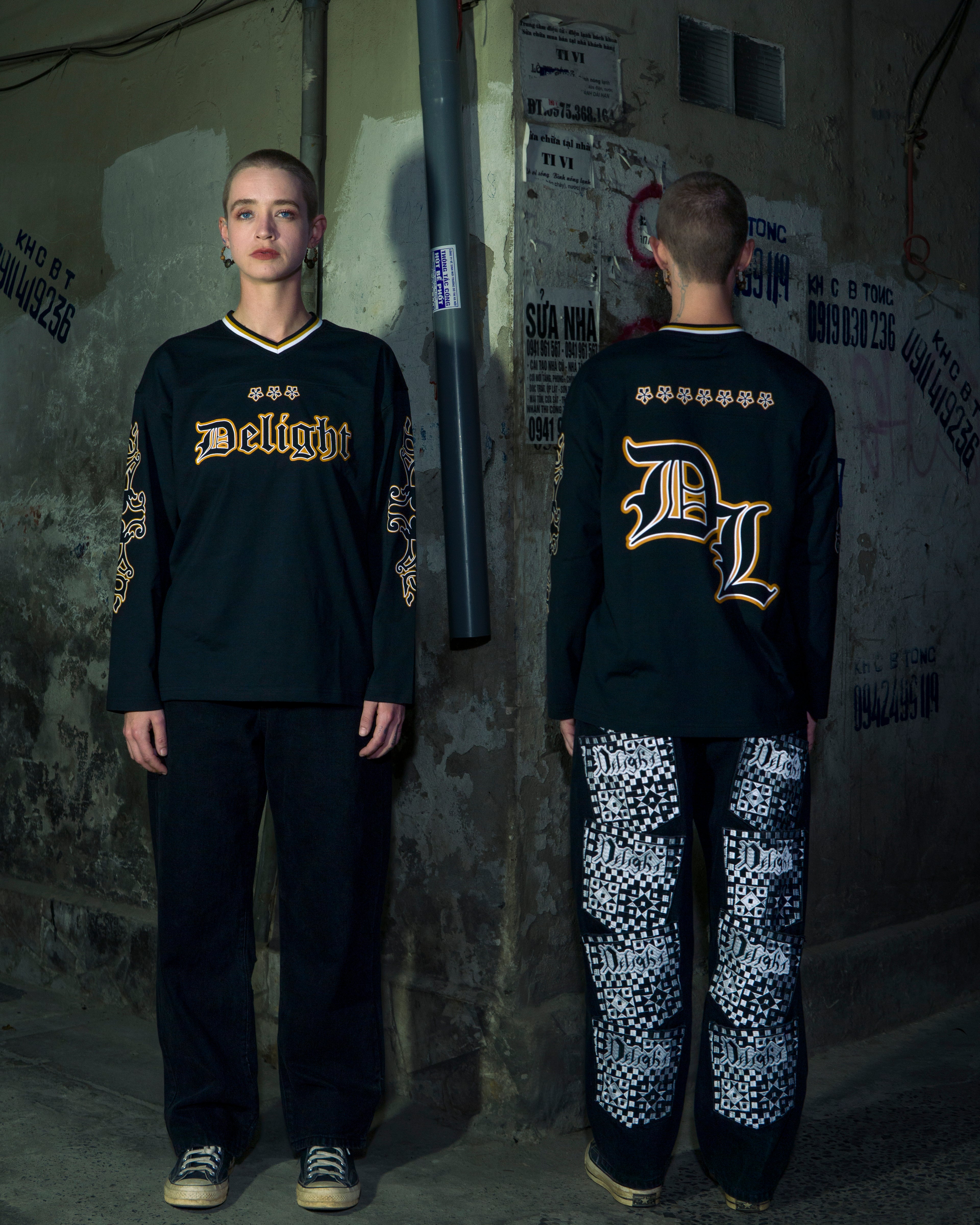 “Holy Cross” Black Jersey Long Sleeve