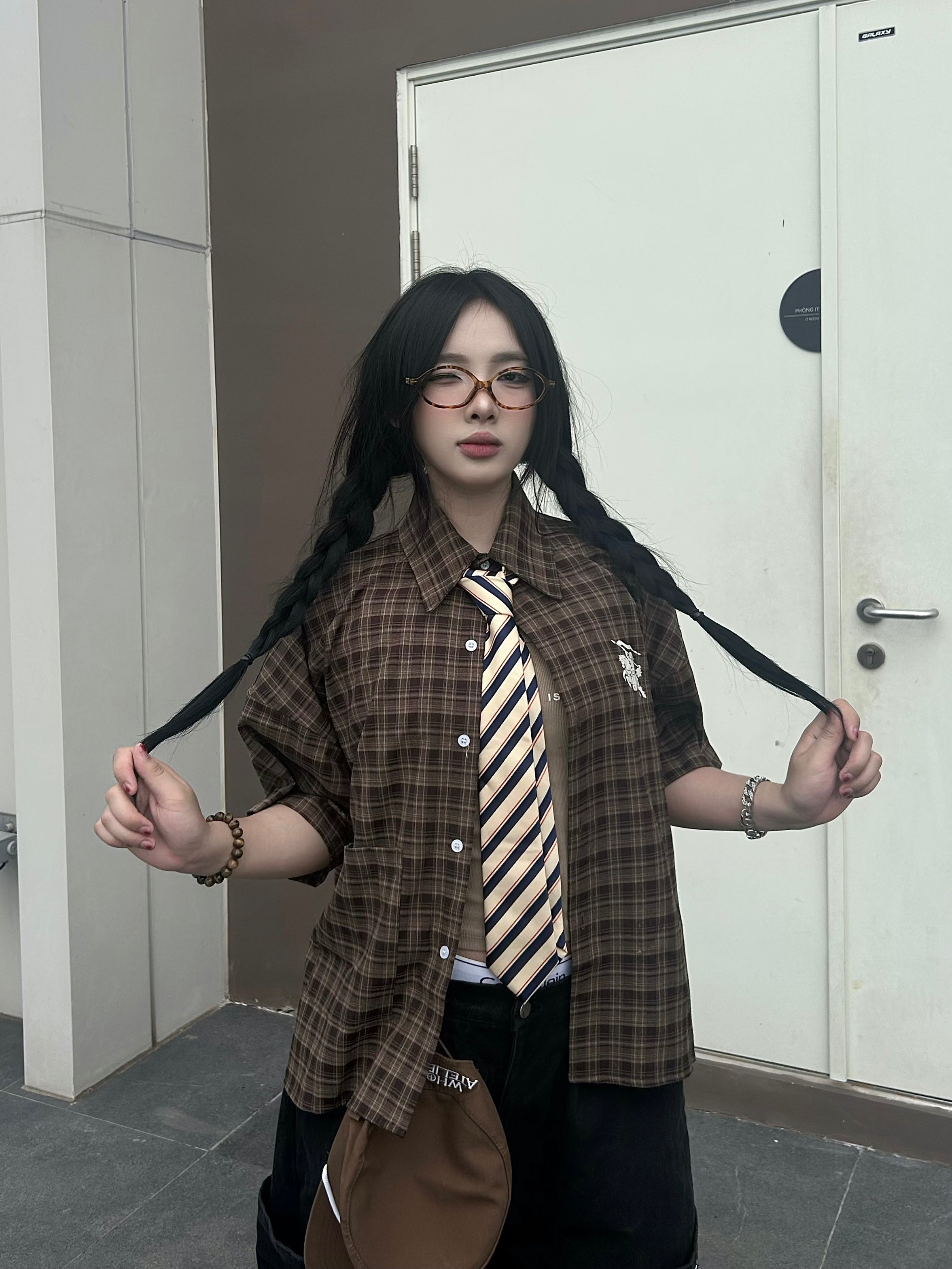 "brown horse" Caro Boxy Shirt x SS25