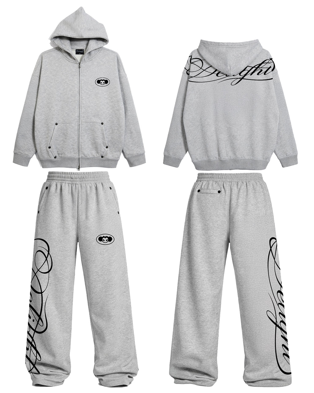 Tracksuit Shadow "black" – Bling Bling Collection