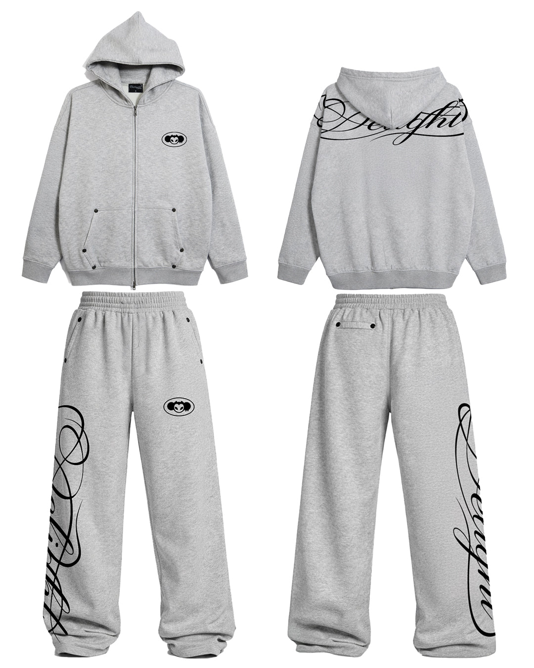 Tracksuit Shadow "black" – Bling Bling Collection