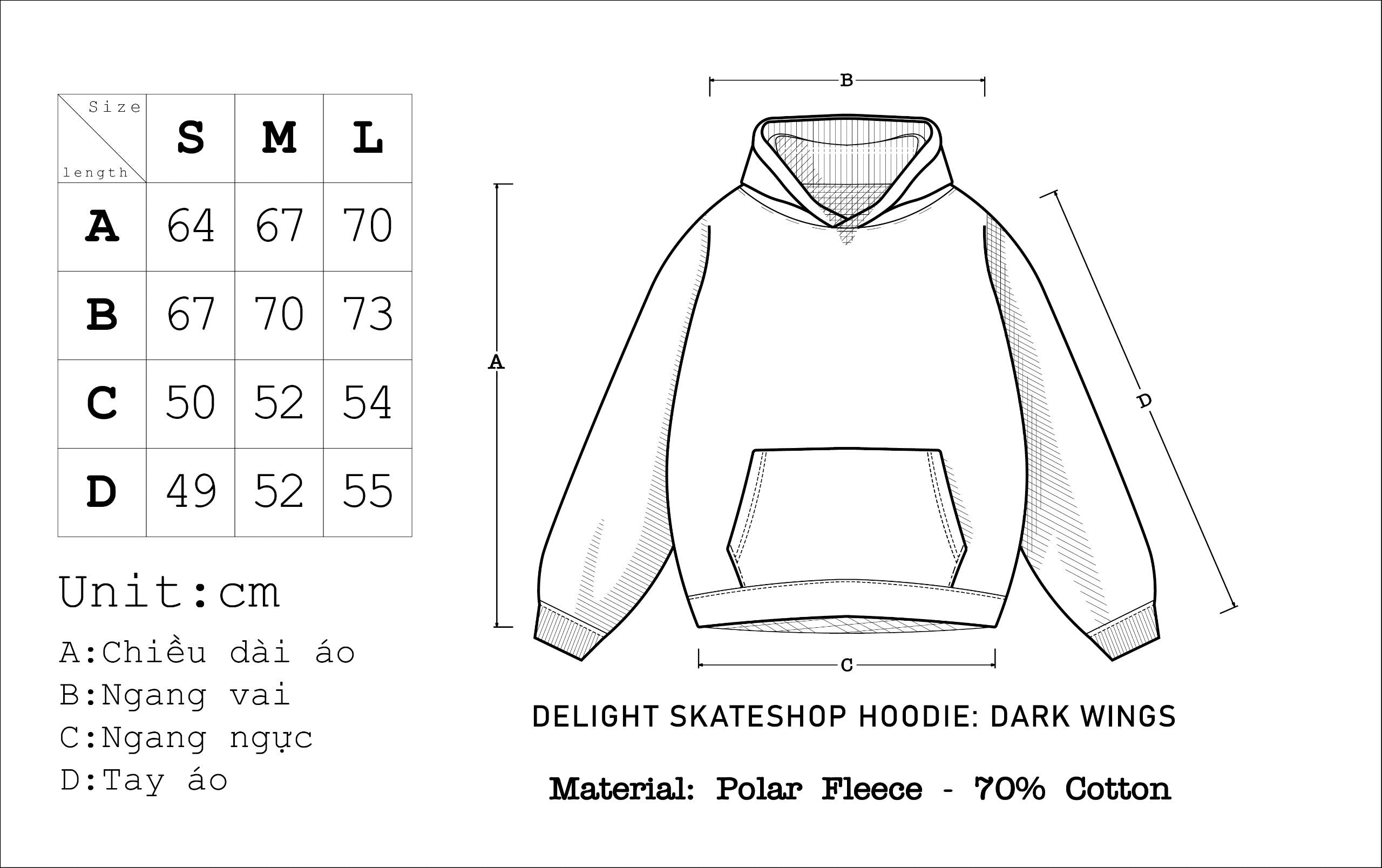 “Dark Wings” Boxy Hooded