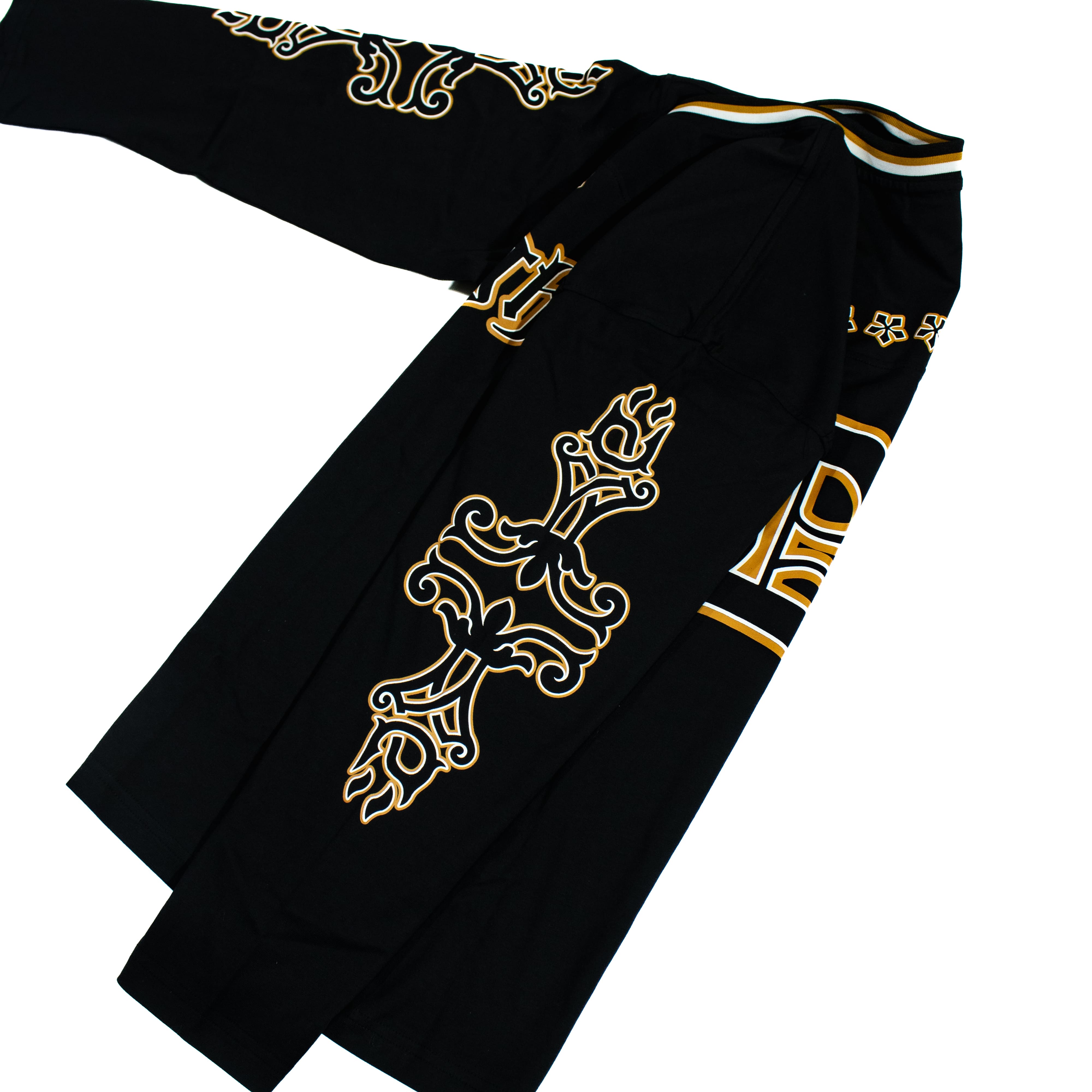 “Holy Cross” Black Jersey Long Sleeve
