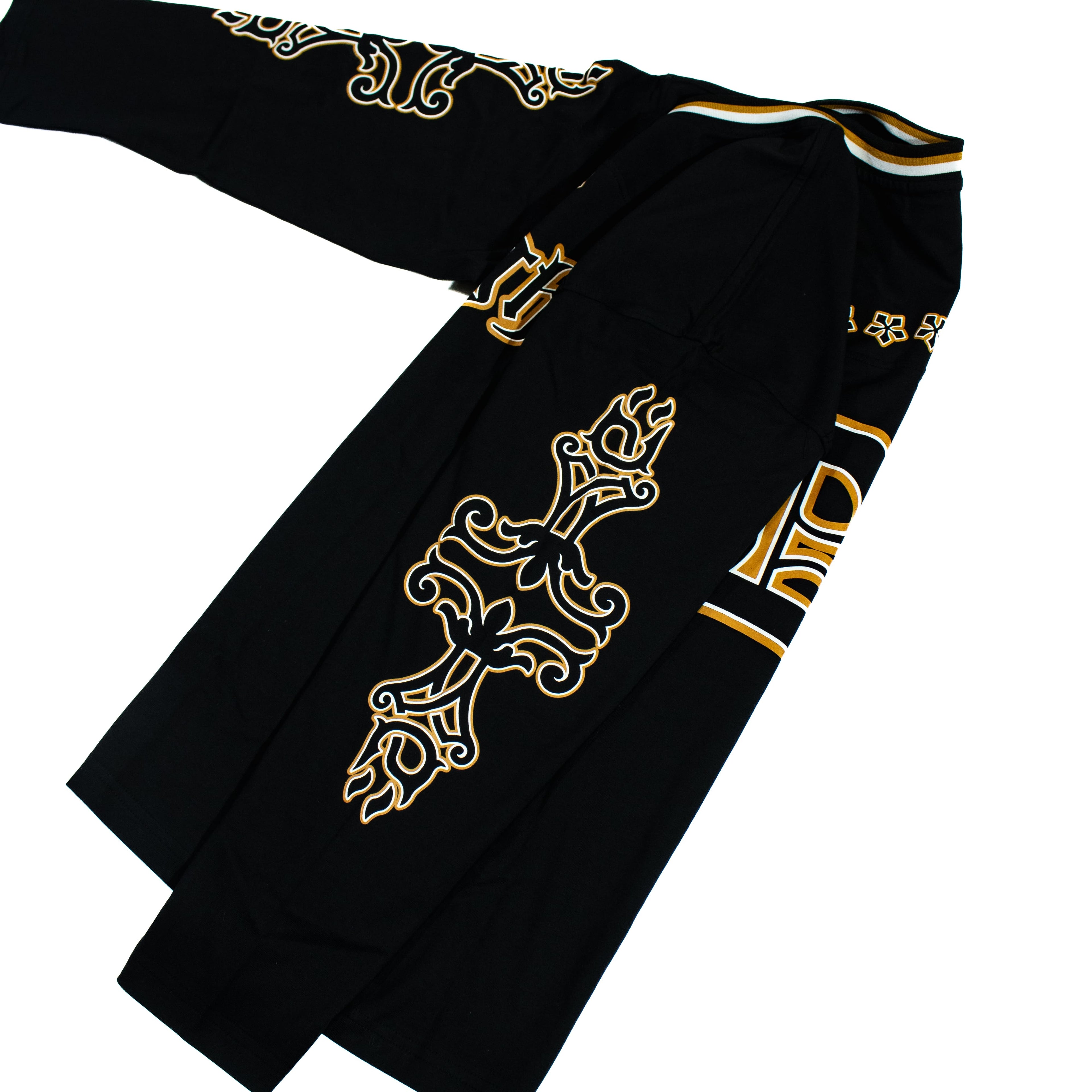 “Holy Cross” Black Jersey Long Sleeve