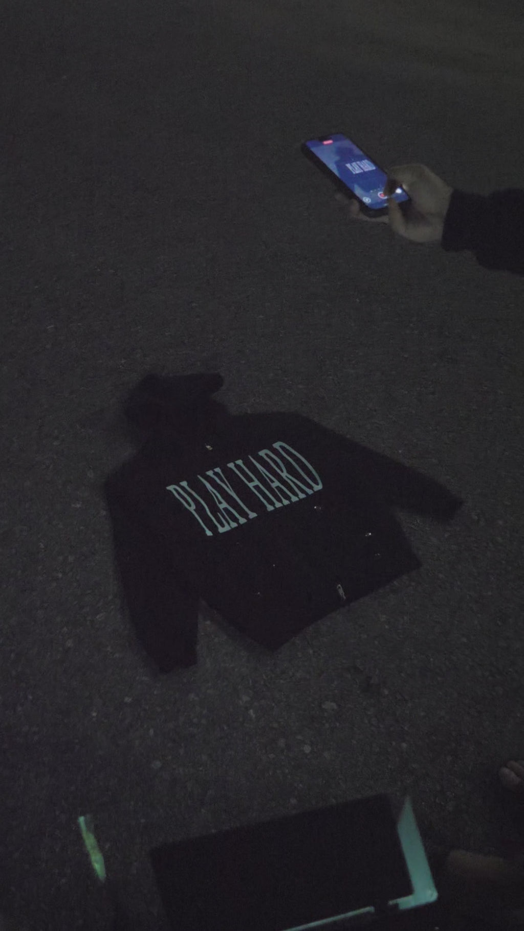 'play hard' Hoodie Zip