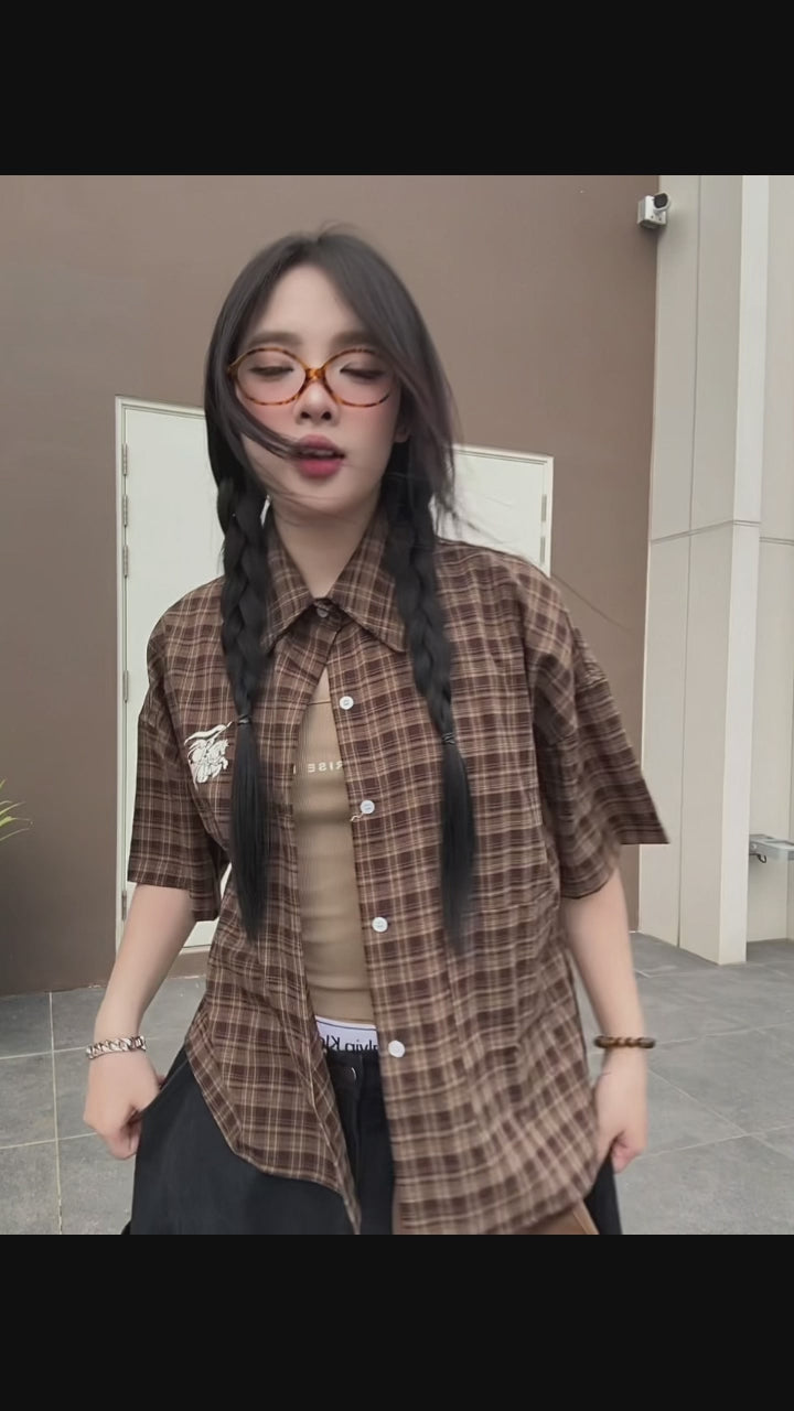 "brown horse" Caro Boxy Shirt x SS25